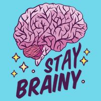 Stay Brainy Button