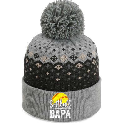 Softball Bapa The Baniff Cuffed Pom Beanie