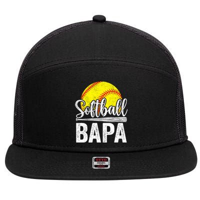 Softball Bapa 7 Panel Mesh Trucker Snapback Hat