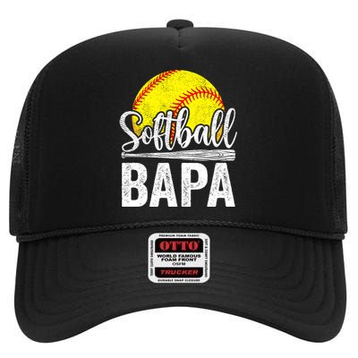 Softball Bapa High Crown Mesh Back Trucker Hat