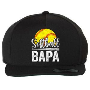 Softball Bapa Wool Snapback Cap