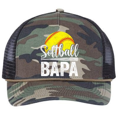 Softball Bapa Retro Rope Trucker Hat Cap