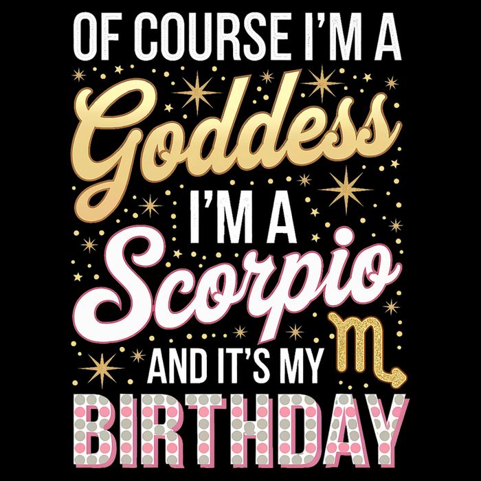 Scorpio Birthday Scorpio Women Goddess Queen Its My Birthday Doggie Tank