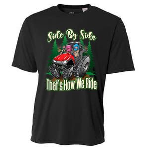 Side By Side ATV Four Wheeler Off Road Riding Cooling Performance Crew T-Shirt