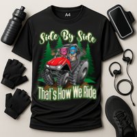 Side By Side ATV Four Wheeler Off Road Riding Cooling Performance Crew T-Shirt
