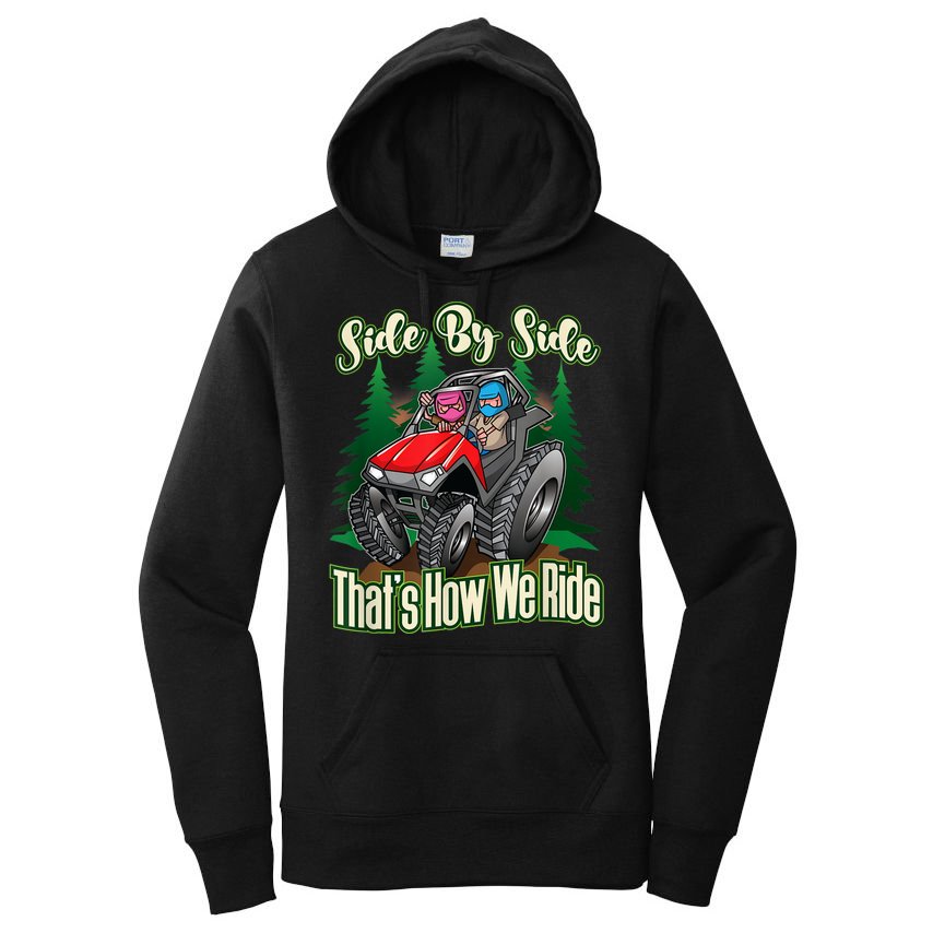 Side By Side ATV Four Wheeler Off Road Riding Women's Pullover Hoodie