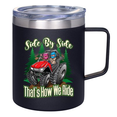 Side By Side ATV Four Wheeler Off Road Riding 12oz Stainless Steel Coffee Mug