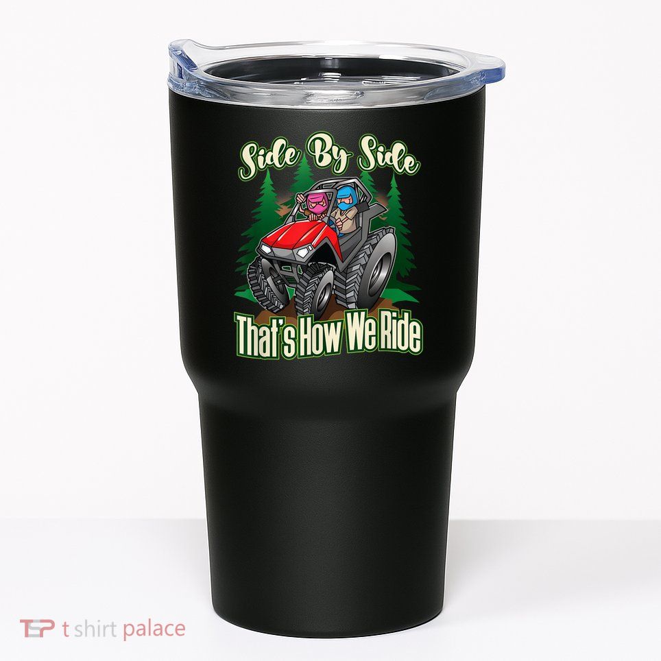 Side By Side ATV Four Wheeler Off Road Riding Tumbler