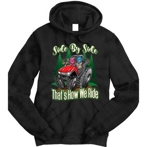 Side By Side ATV Four Wheeler Off Road Riding Tie Dye Hoodie