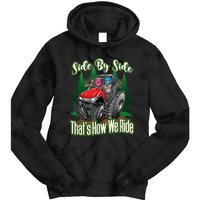 Side By Side ATV Four Wheeler Off Road Riding Tie Dye Hoodie