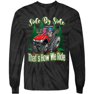 Side By Side ATV Four Wheeler Off Road Riding Tie-Dye Long Sleeve Shirt