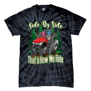 Side By Side ATV Four Wheeler Off Road Riding Tie-Dye T-Shirt