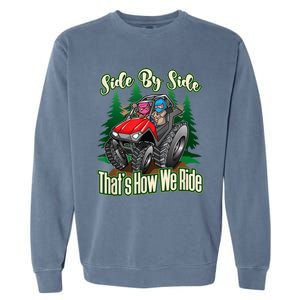 Side By Side ATV Four Wheeler Off Road Riding Garment-Dyed Sweatshirt