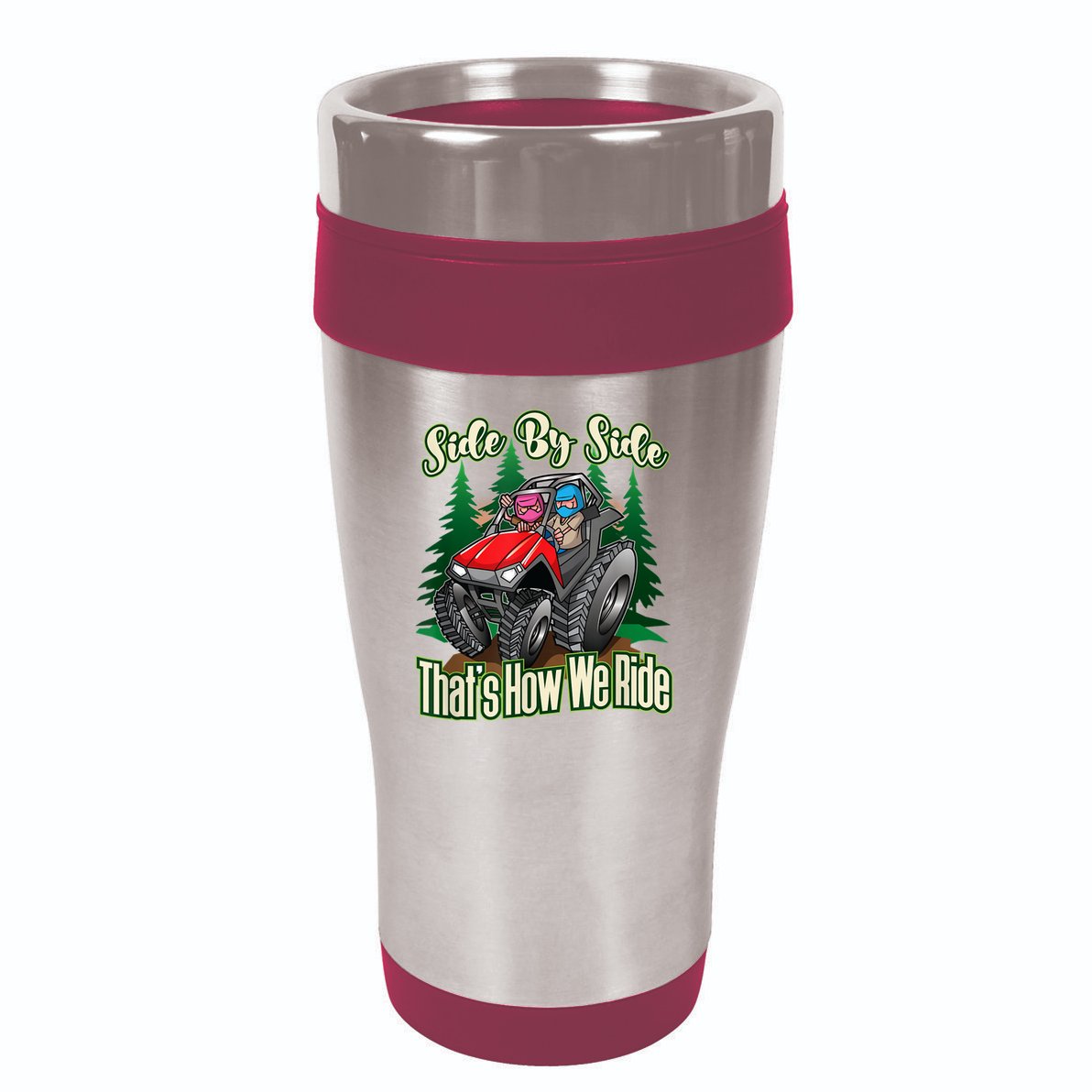 Side By Side ATV Four Wheeler Off Road Riding 16oz Travel Tumbler