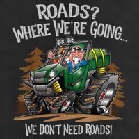 Side By Side ATV Four Wheeler Off Road We Don't Need Roads Cool Comfort Performance Bucket Hat