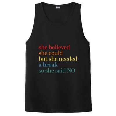 She Believed She Could But She Needed A Break So She Said No PosiCharge Competitor Tank