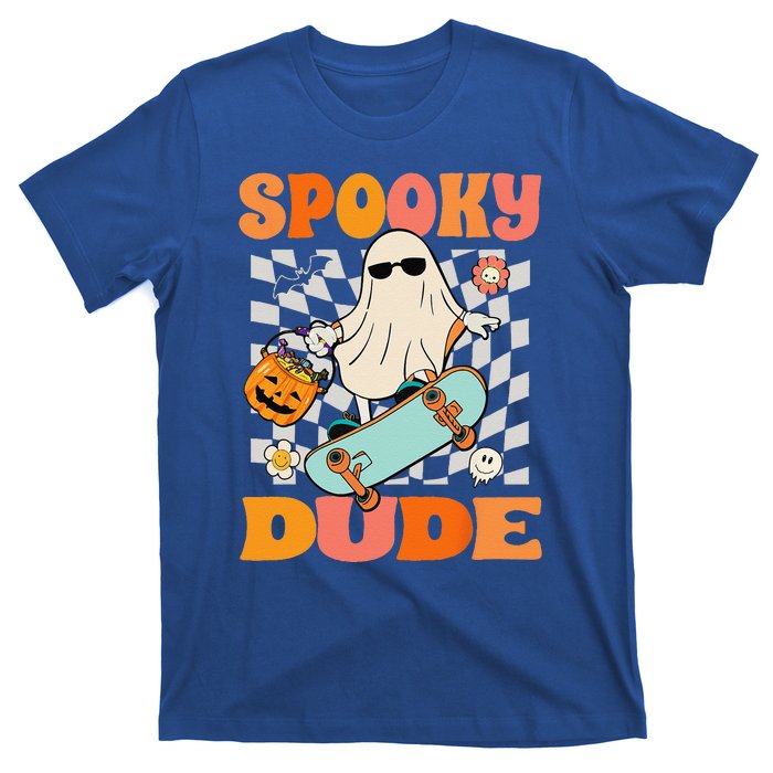 Skateboard Boo Spooky Jack O Lantern Halloween Costumes T-Shirt