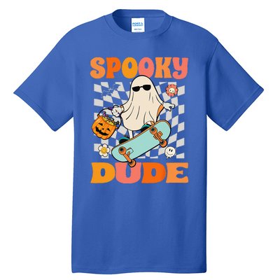 Skateboard Boo Spooky Jack O Lantern Halloween Costumes Tall T-Shirt