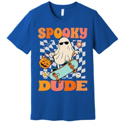 Skateboard Boo Spooky Jack O Lantern Halloween Costumes Premium T-Shirt