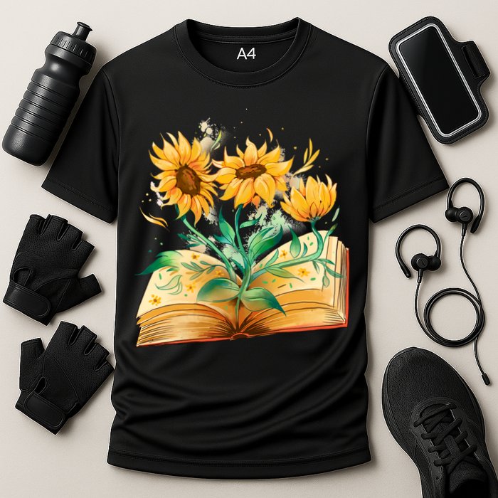 Sunflower Book Cooling Performance Crew T-Shirt