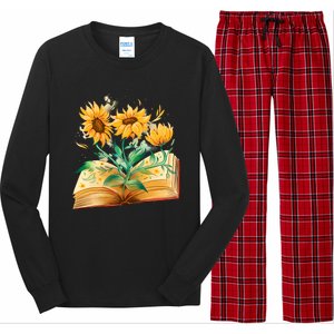 Sunflower Book Long Sleeve Pajama Set