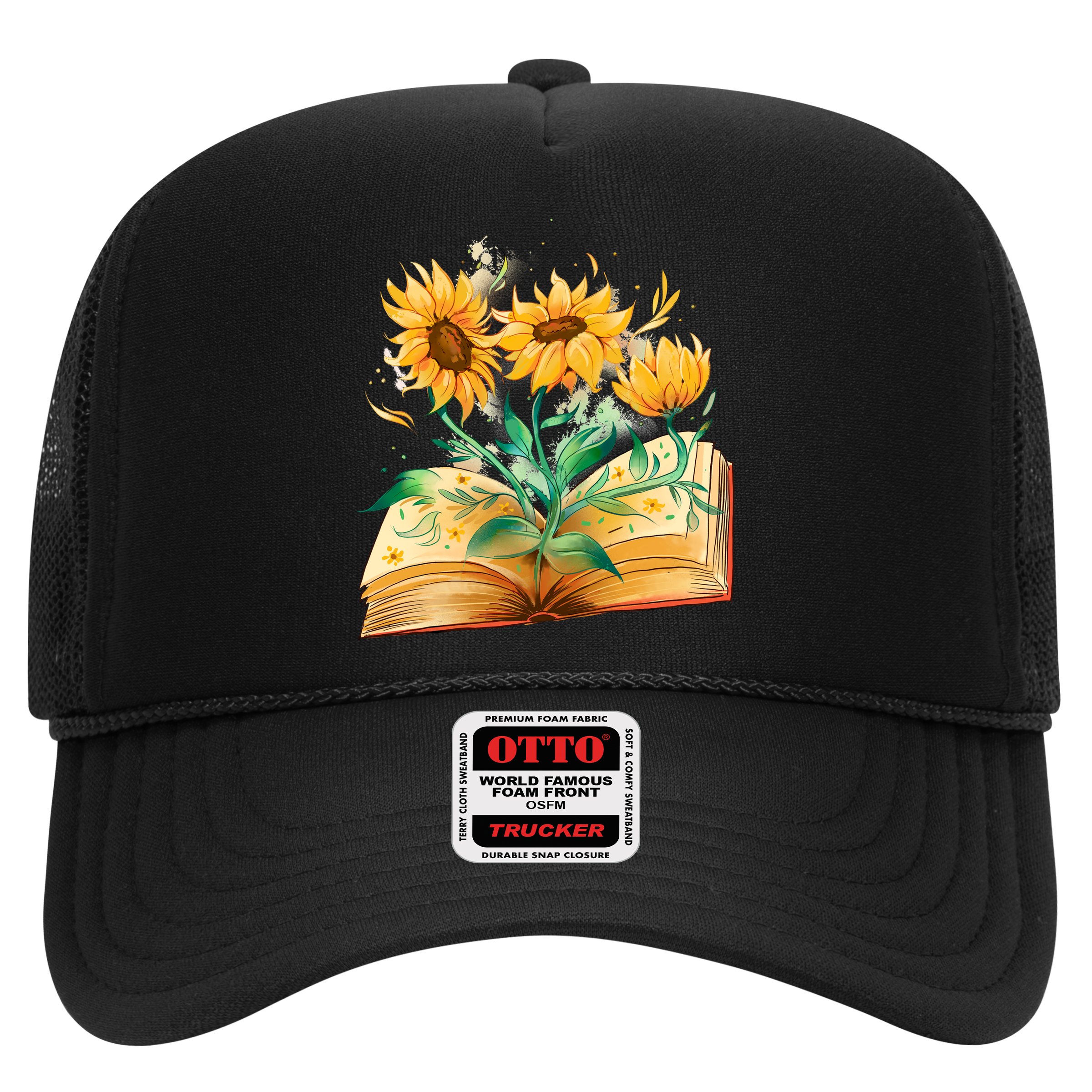 Sunflower Book Hat