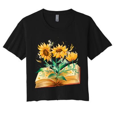 Sunflower Book Crop Top