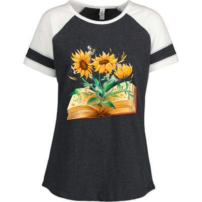 Sunflower Book Enza Ladies Jersey Colorblock Tee