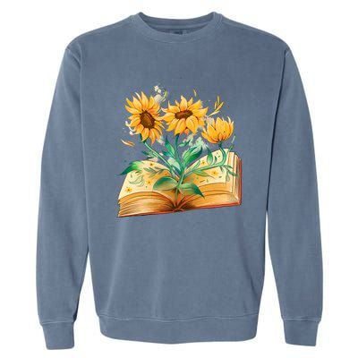 Sunflower Book Garment-Dyed Sweatshirt