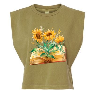 Sunflower Book Garment-Dyed Women's Muscle Tee