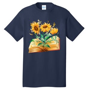 Sunflower Book Tall T-Shirt