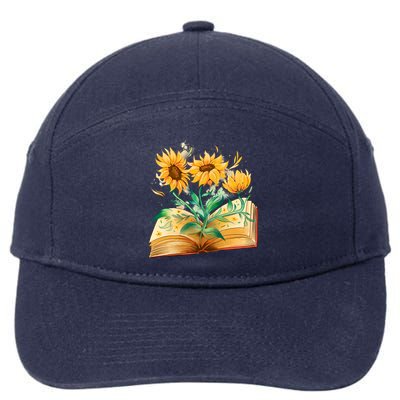 Sunflower Book 7-Panel Snapback Hat