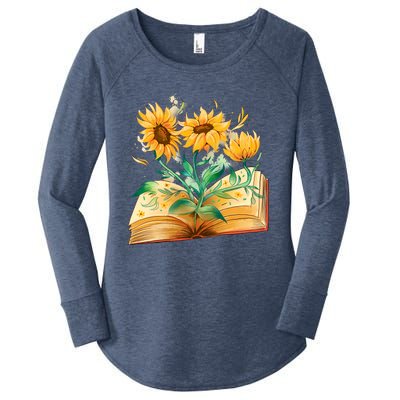 Sunflower Book Women's Perfect Tri Tunic Long Sleeve Shirt