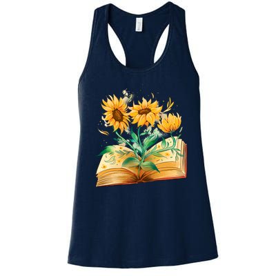 Sunflower Book Women's Racerback Tank