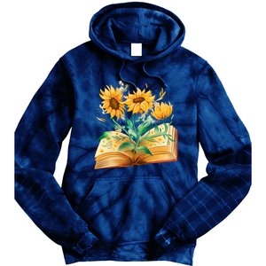 Sunflower Book Tie Dye Hoodie