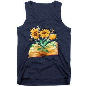 Sunflower Book Tank Top