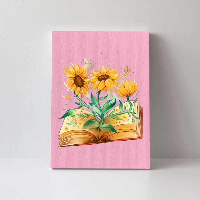 Sunflower Book Canvas