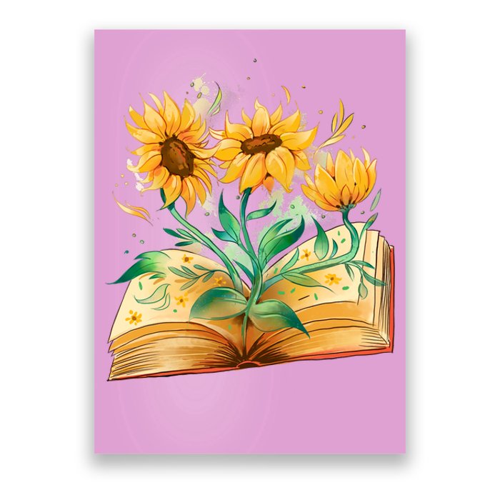 Sunflower Book Poster