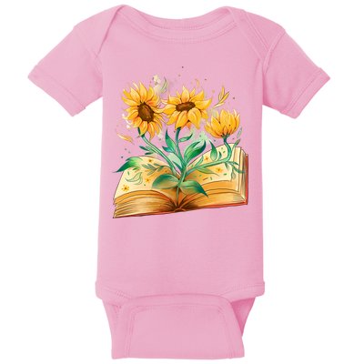 Sunflower Book Baby Bodysuit