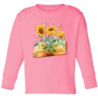 Sunflower Book Toddler Long Sleeve Shirt