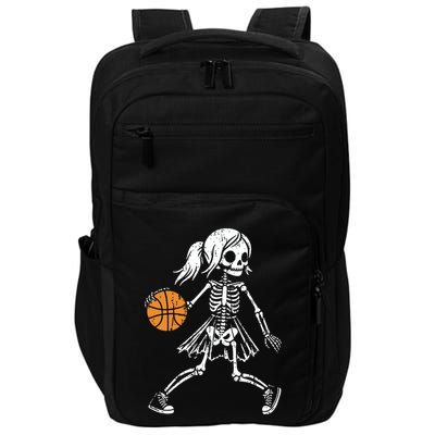 Spooky Basketball Skeletons Spooky Basketball Halloween Impact Tech Backpack