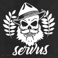 Servus Bavaria Skull 11oz C Handle Ceramic Mug
