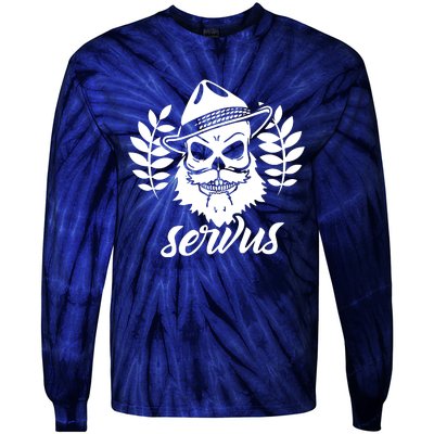 Servus Bavaria Skull Tie-Dye Long Sleeve Shirt