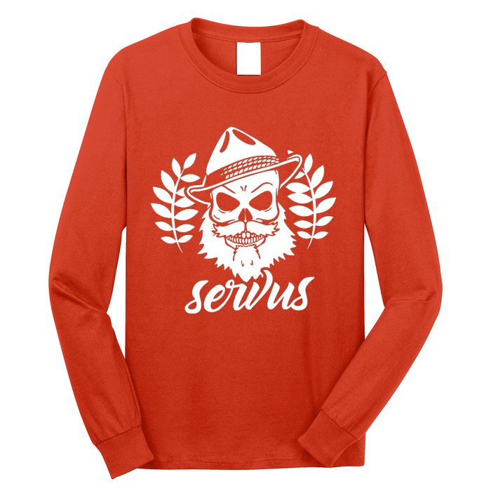 Servus Bavaria Skull Long Sleeve Shirt