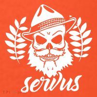 Servus Bavaria Skull Button