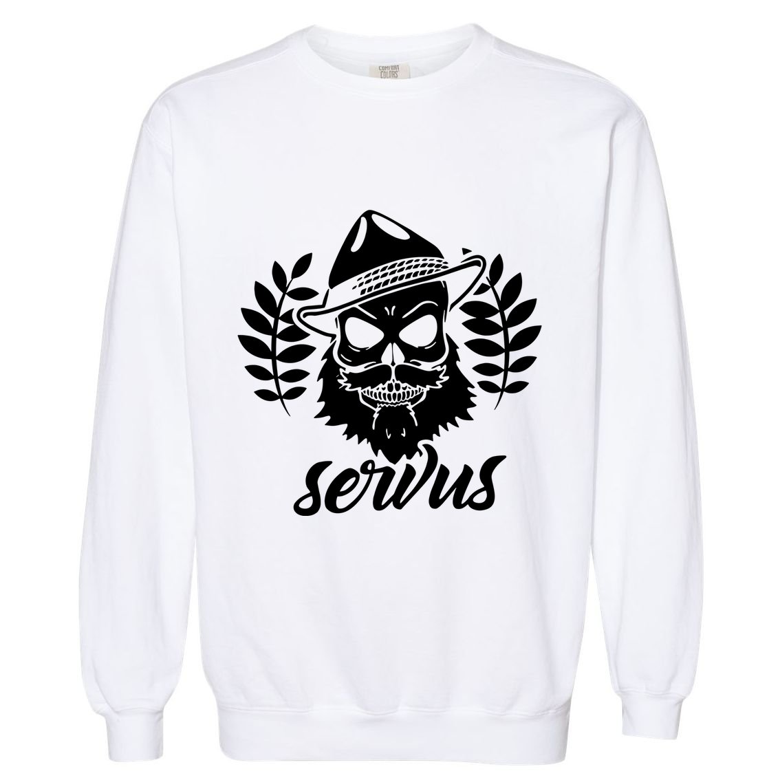 Servus Bavaria Skull Garment-Dyed Sweatshirt