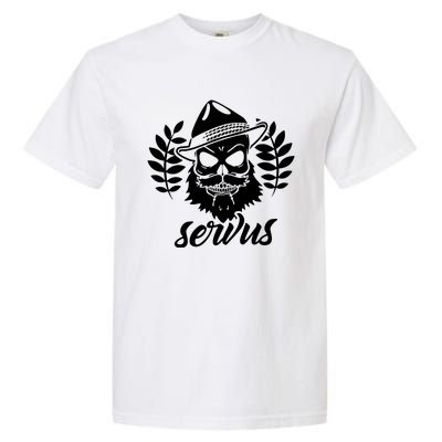 Servus Bavaria Skull Garment-Dyed Heavyweight T-Shirt