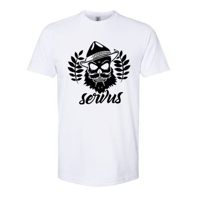 Servus Bavaria Skull Softstyle CVC T-Shirt