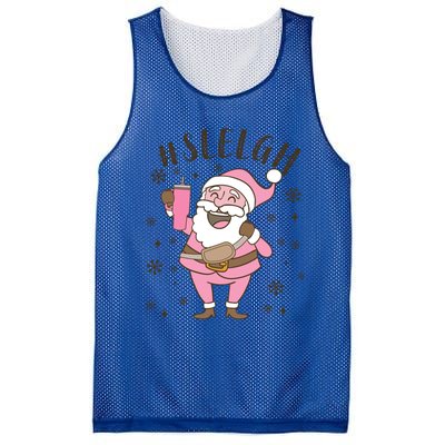 Sleigh Bougie Santa Tumbler Boojee Boujee Funny Christmas Great Gift Mesh Reversible Basketball Jersey Tank