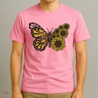 Sunflower Butterfly T-Shirt